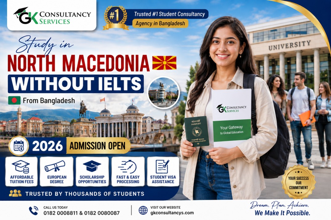 Study in North Macedonia without IELTS
